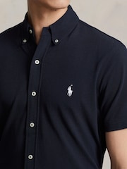 Polo Ralph Lauren Blue Featherweight Mesh Shirt - Image 4 of 5