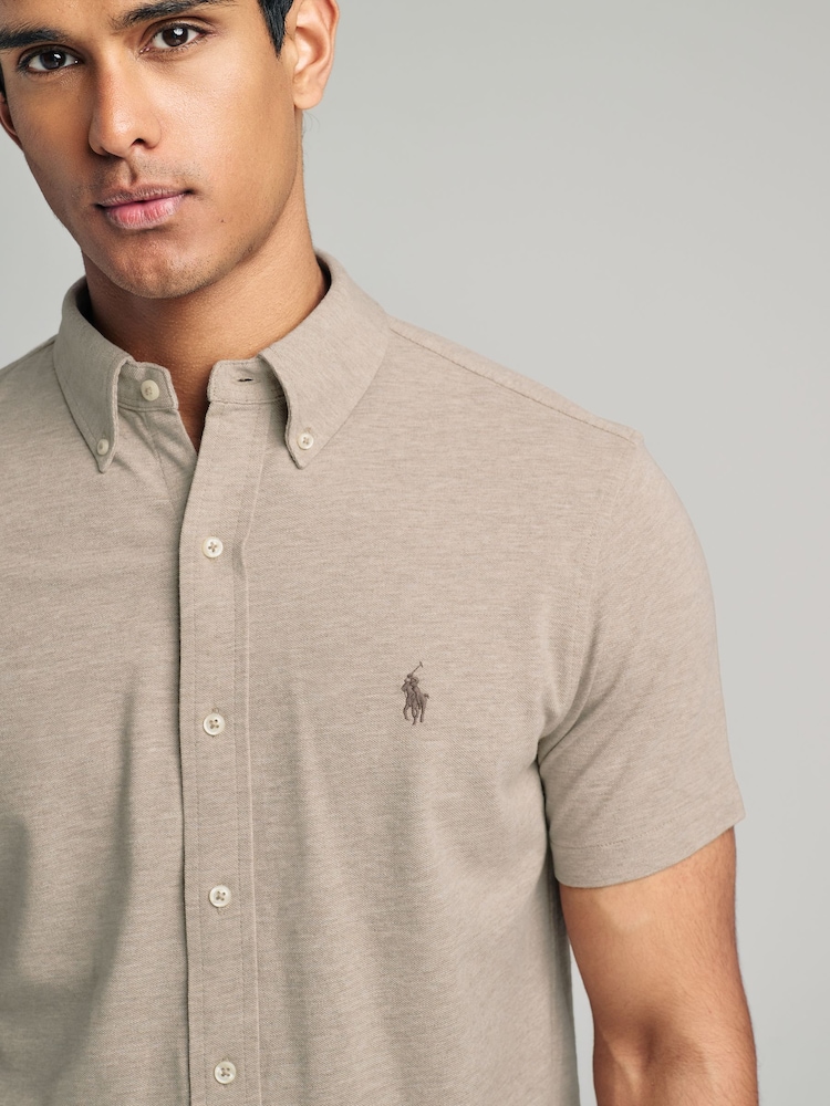 Polo Ralph Lauren Natural Featherweight Mesh Shirt - Image 2 of 4