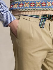 Verde - Polo Ralph Lauren Whitman Relaxed Fit Pleated Chino Trousers - Imagen 3 de 4