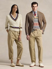 Verde - Polo Ralph Lauren Whitman Relaxed Fit Pleated Chino Trousers - Imagen 4 de 4