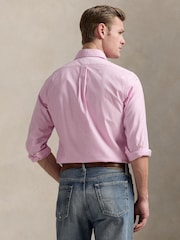 Polo Ralph Lauren Pink Custom Fit Stretch Oxford Shirt - Image 2 of 5