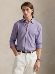 Polo Ralph Lauren Purple Featherweight Mesh Shirt - Image 1 of 6
