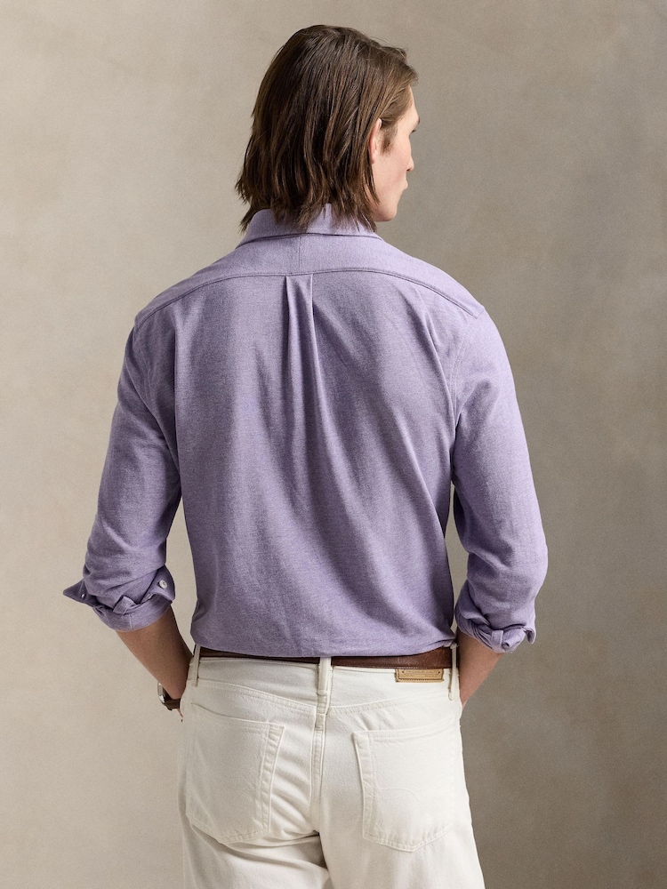 Polo Ralph Lauren Purple Featherweight Mesh Shirt - Image 2 of 6
