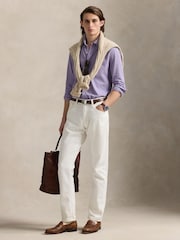 Polo Ralph Lauren Purple Featherweight Mesh Shirt - Image 3 of 6