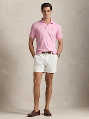 Polo Ralph Lauren Pink Custom Slim Fit Soft Polo Shirt - Image 3 of 4