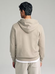 Polo Ralph Lauren Grey Loopback Fleece Full-Zip Hoodie - Image 2 of 5