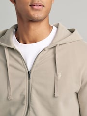 Polo Ralph Lauren Grey Loopback Fleece Full-Zip Hoodie - Image 3 of 5
