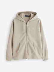 Polo Ralph Lauren Grey Loopback Fleece Full-Zip Hoodie - Image 5 of 5