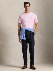 Polo Ralph Lauren Pink Custom Slim Fit Soft T-Shirt - Image 3 of 4
