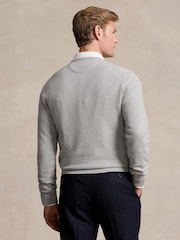 Polo Ralph Lauren Grey Long Sleeve Pullover Cotton Jumper - Image 2 of 4