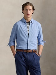 Polo Ralph Lauren Blue Featherweight Mesh Shirt - Image 1 of 5