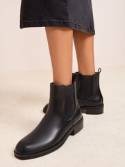 Friends Like These Black Comfort Chelsea Ankle Boots - Image 3 of 5