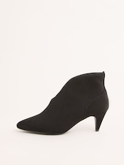Friends Like These Black Wide Fit Formal Mid Heel Shoe Boots - Image 5 of 5