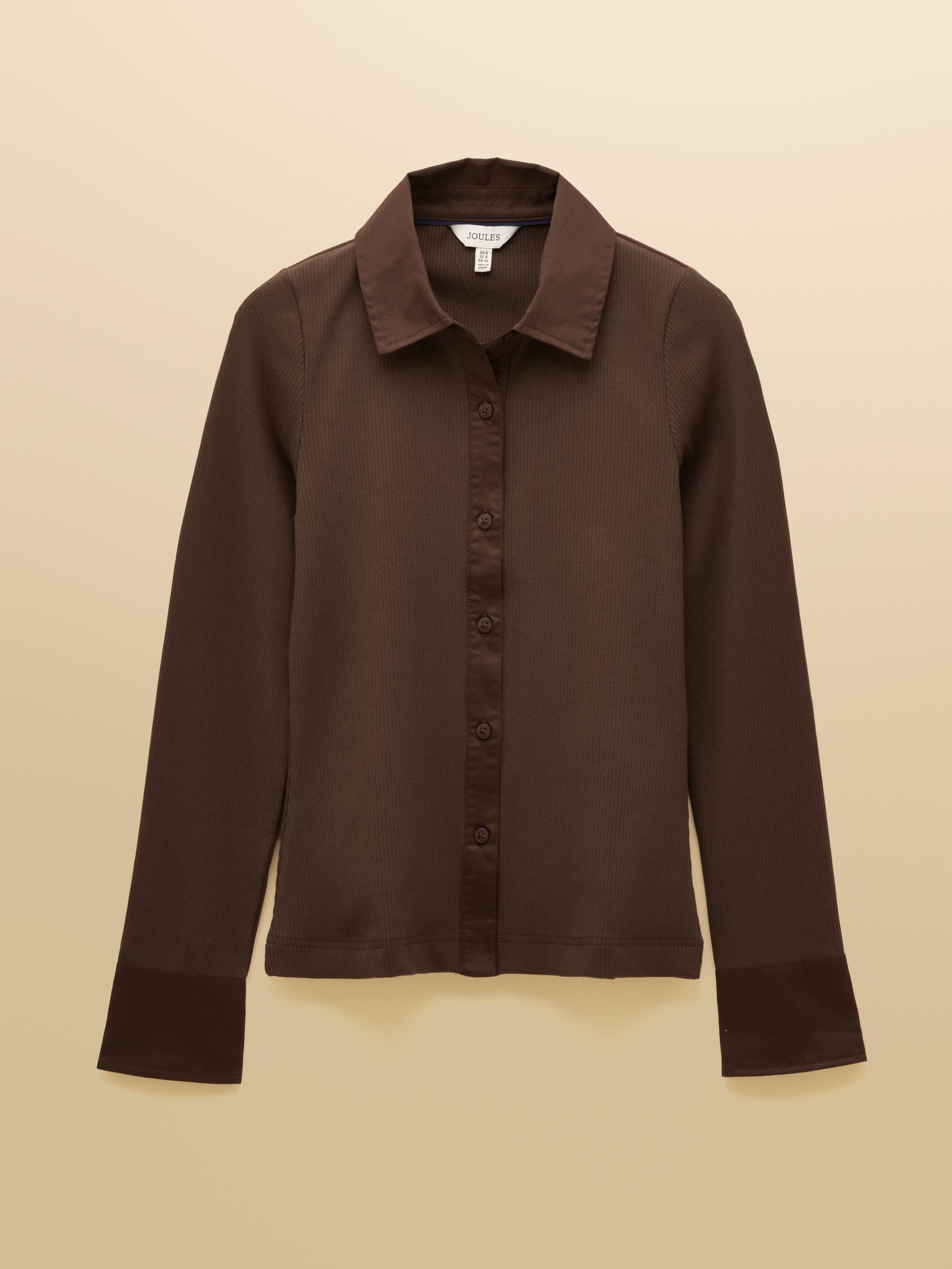 Buy Anita Chocolate Brown Cotton-Rich Long Sleeve Ribbed Jersey