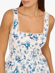 Adrianna by Adrianna Papell Balloon White Short Dress - Image 5 of 6