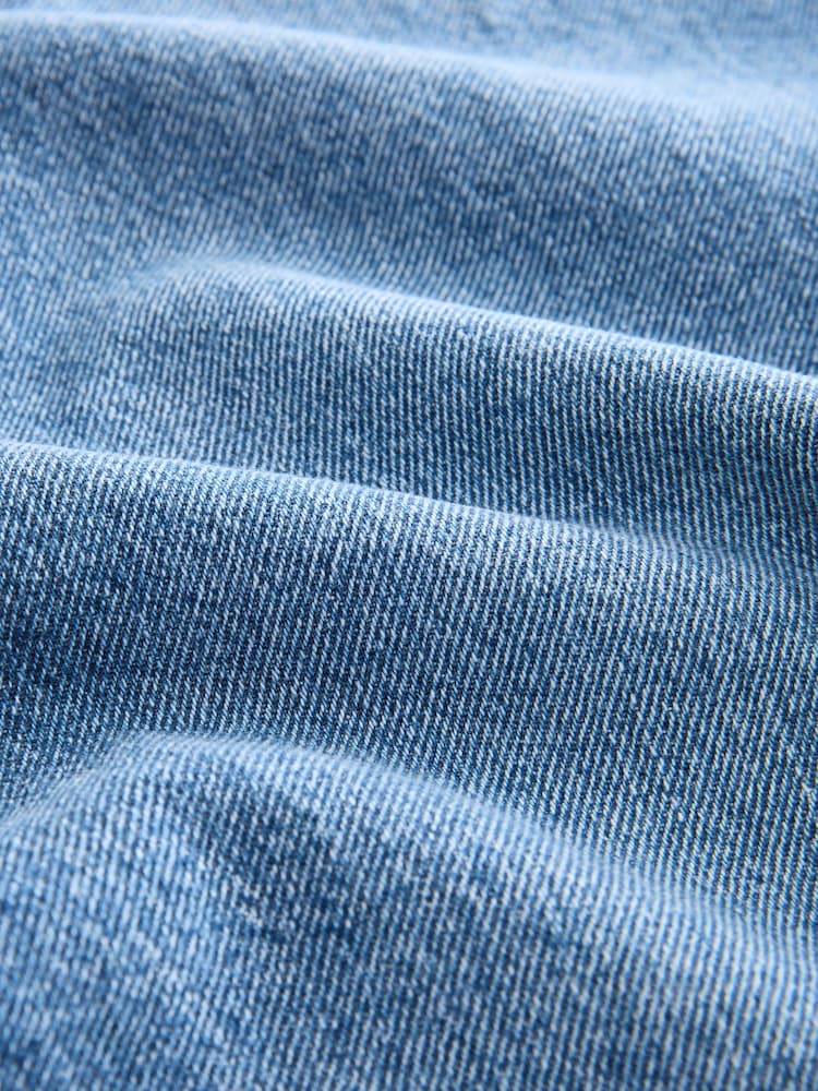 Dark Blue Longline Jort Denim Shorts - Image 7 of 7 Dark Blue Longline Jort Denim Shorts - Image 7 of 7