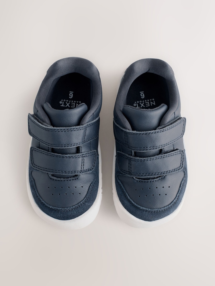 Bleumarin - Barefoot Leather Touch Fastening Trainers - Image 3 of 8