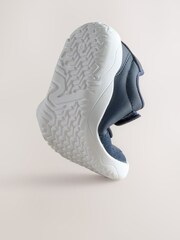 Azul marino - Barefoot Leather Touch Fastening Trainers - Imagen 8 de 8
