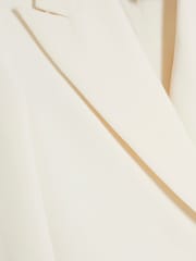 Grädde - River Island Oversized Petite Dubbelknäppt Kavaj - Bild 6 av 6