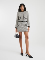 River Island Mono Boucle Mini Skirt - Imagen 2 de 3