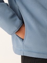 Steel Blue Zip Through Utility Style Polar Fleece - Image 6 of 9