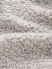 Grey Zip Through Funnel Neck Fleece - Image 4 of 4
