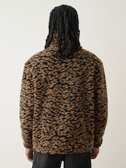 Animal Zip Neck Full Zip Printed Fleece - Image 3 of 7