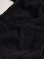 Black Borg Fleece Lined Full Zip Hoodie - Image 8 of 11