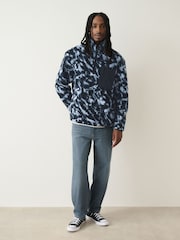 Camouflage Zip Neck Full Zip Printed Fleece - Image 2 of 8