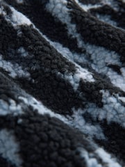 Camouflage Zip Neck Full Zip Printed Fleece - Image 8 of 8