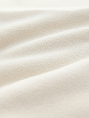 Ecru White Zip Through Utility Style Full Zip Polar Fleece - Image 4 of 4