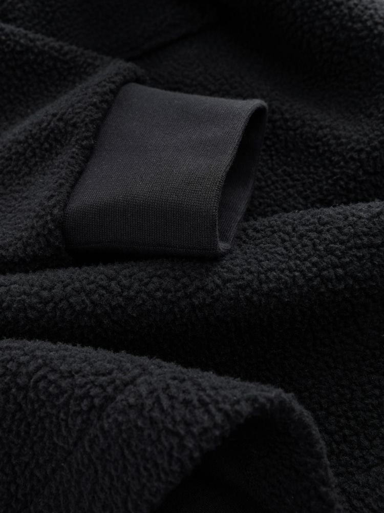 Black Quarter Zip Fleece - Image 7 of 7 Black Quarter Zip Fleece - Image 7 of 7