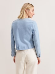 Phase Eight Blue 100% Cotton Ripley Denim Jacket - Image 2 of 6