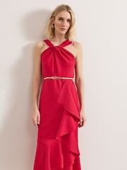 Phase Eight Pink Aida Maxi Dress - Image 3 of 7
