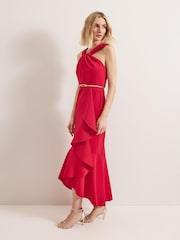 Phase Eight Pink Aida Maxi Dress - Image 6 of 7