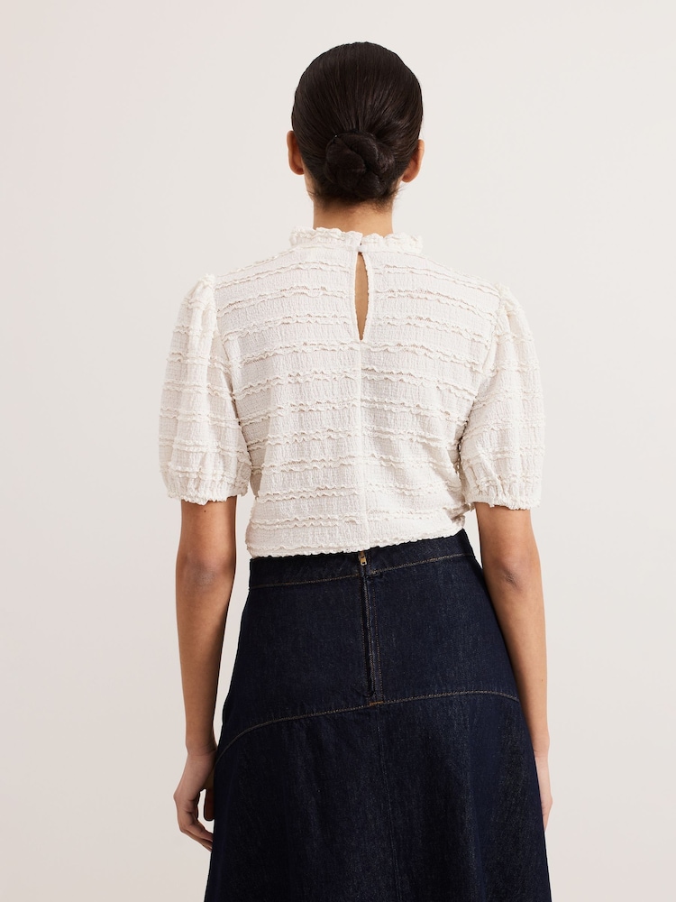 Phase Eight Cream Samiha Lace Top - Image 2 of 7