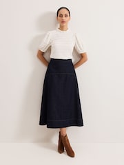 Phase Eight Cream Samiha Lace Top - Image 3 of 7