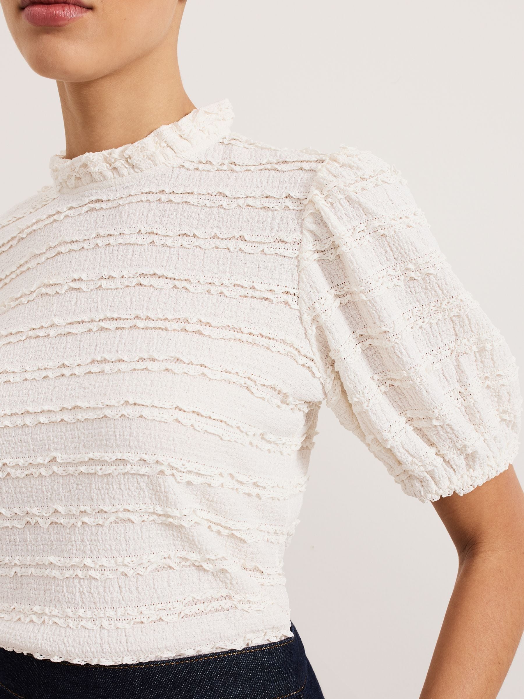 Seama Buy Phase Eight Cream Samiha Lace Top from Next United Arab Emirates