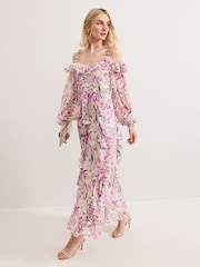Phase Eight Pink Sarah Floral Dress - Image 1 of 7