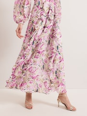 Phase Eight Pink Sarah Floral Dress - Image 6 of 7