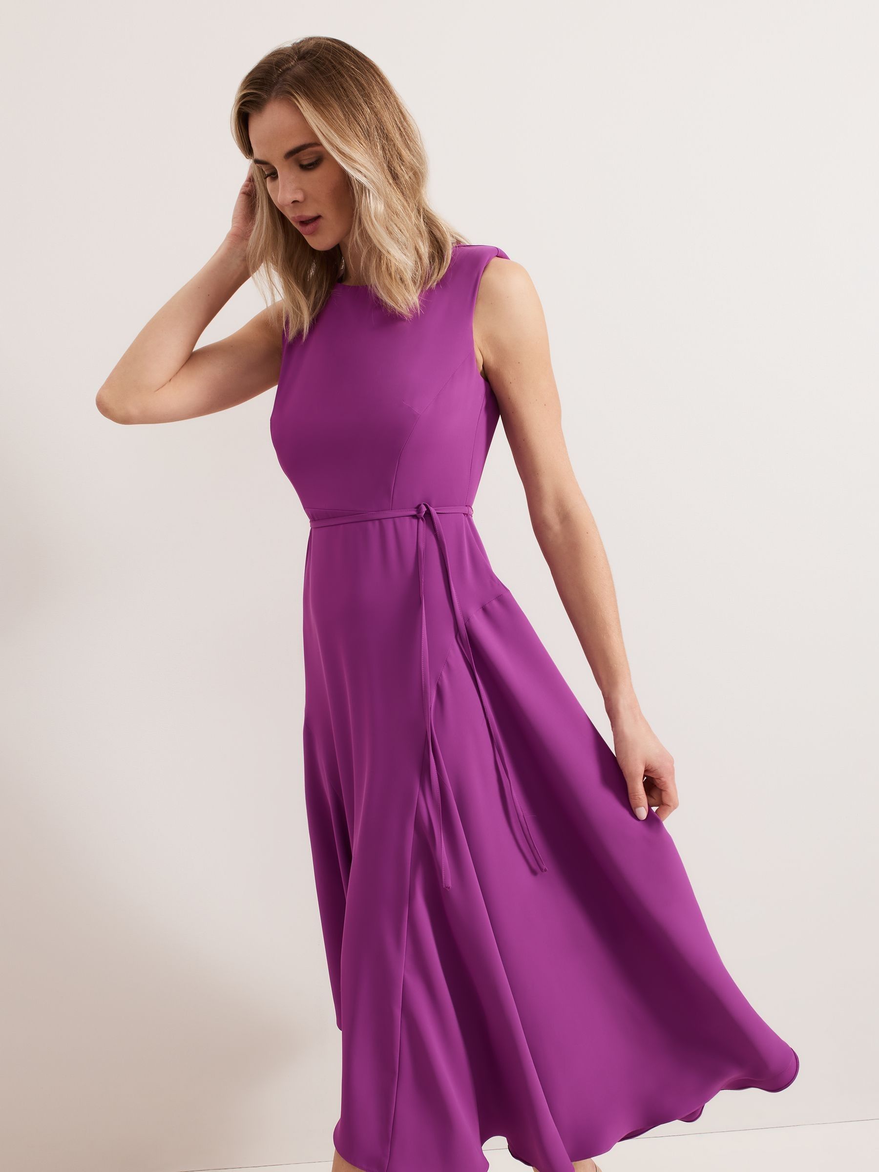 【関税込】PhaseEight ドレス☆Purple Maya Plain Dress Buy Phase Eight Purple Maya Plain Dress from Next USA