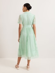 Phase Eight Green Sandy Lace Dress - Image 2 of 7