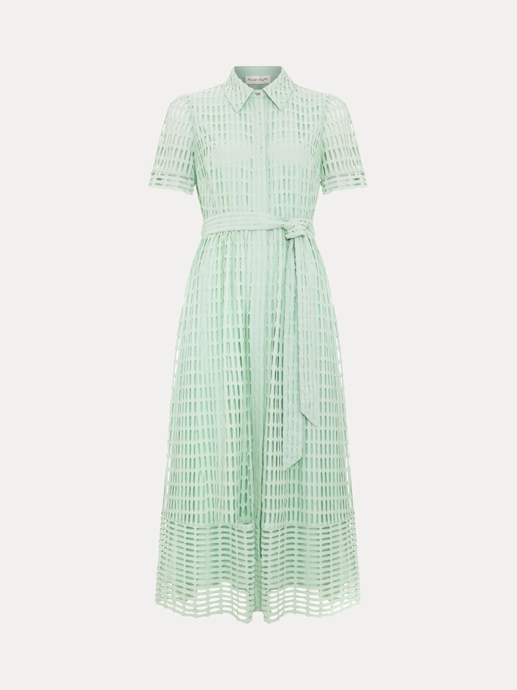 Phase Eight Green Sandy Lace Dress - Image 7 of 7