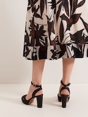 Phase Eight Black Platform Sandals - Image 7 of 7