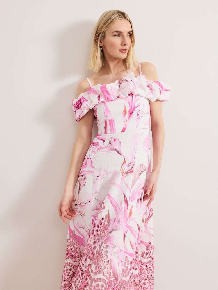 Phase Eight Pink Esme Dress - Image 1 of 7