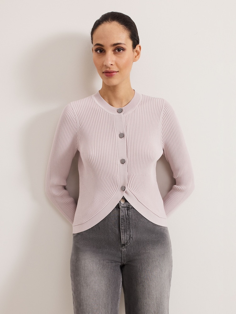 Phase Eight Grey Sharna Button Shrug - Image 1 of 7