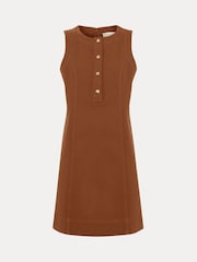 Phase Eight Brown Janah Denim Dress - Image 7 of 7