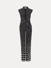 Phase Eight Black Petite Delina Geo Jumpsuit - Image 6 of 6