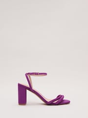 Phase Eight Suede Block Sandals - Imagen 1 de 7