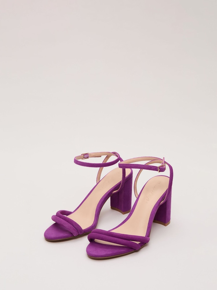 Phase Eight Suede Block Sandals - Imagen 2 de 7